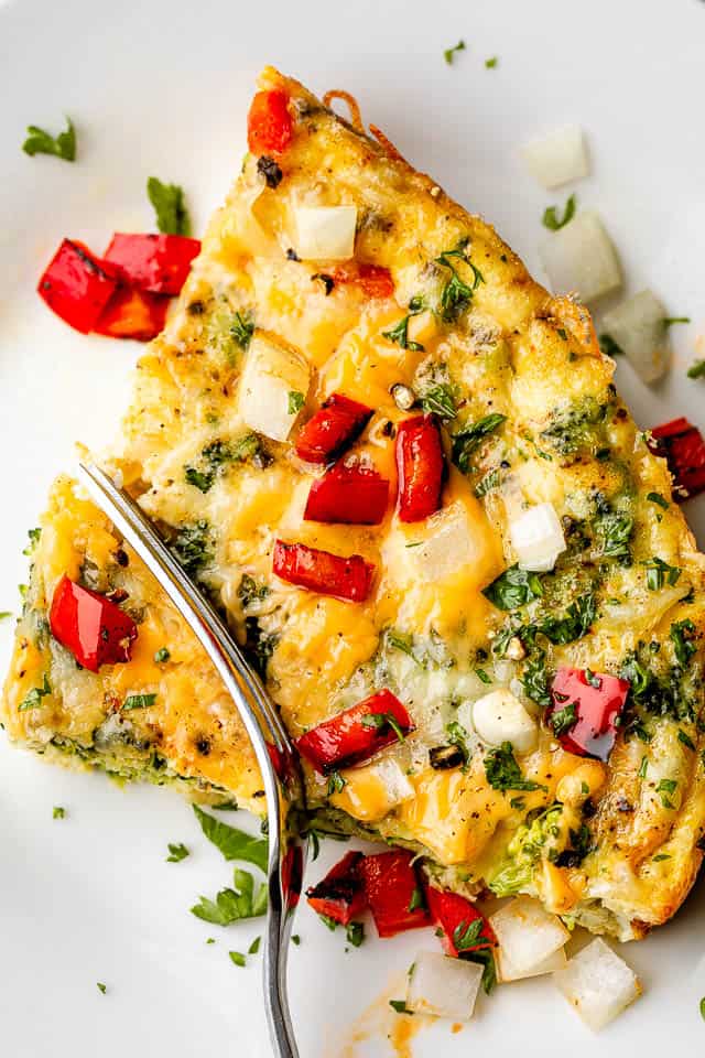 World's Best Vegetarian Omelette - My Gorgeous Recipes