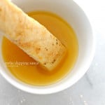 Easy Garlic Parmesan Breadsticks with Garlic Dipping Sauce