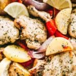 One-Pot Lemon Chicken and Potatoes | Quick Chicken Thighs Recipe
