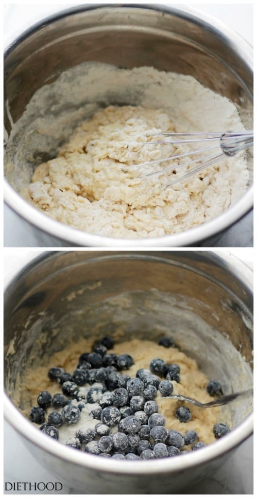 Lightened-Up Blueberry Coffee Cake