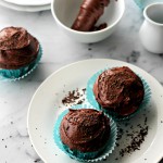 Devil's Food Cupcakes with Chocolate Frosting