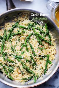Garlic Butter Asparagus Pasta Recipe