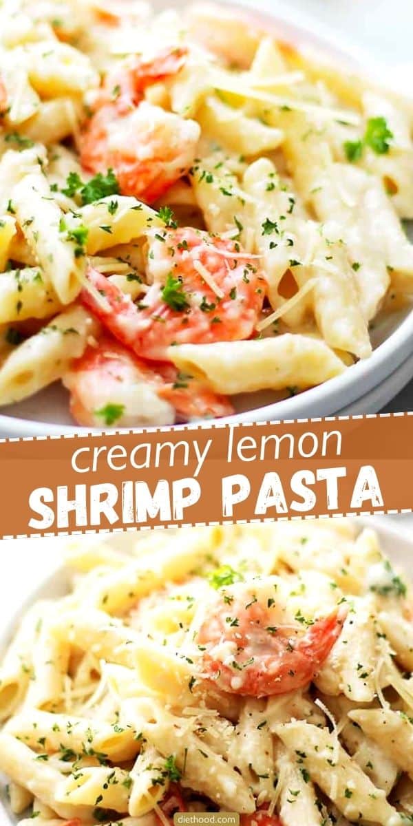 Creamy Lemon Shrimp Pasta Recipe | Diethood