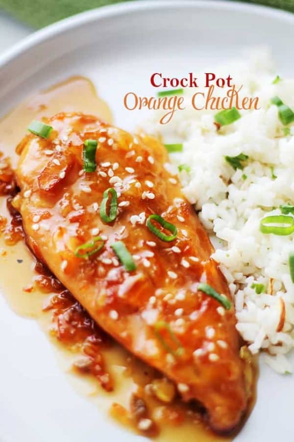 Crock Pot Orange Chicken Recipe Easy Crock Pot Chicken Recipe