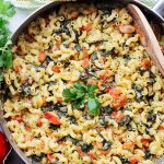 One Pot Spinach & Feta Macaroni and Cheese