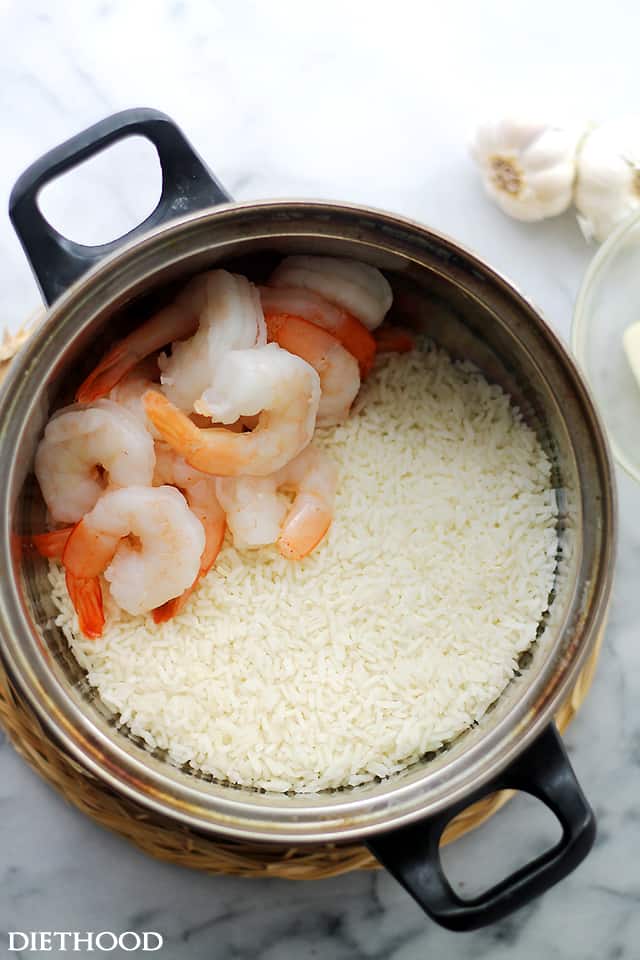 Garlic Butter Shrimp And Rice Recipe Easy And Delicious Shrimp Dinner Idea 