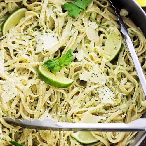 Creamy Basil Avocado Pasta