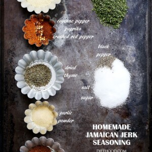 Homemade Jamaican Jerk Seasoning | www.diethood.com | A spicy, sweet, tangy and hot seasoning for chicken, pork and grilled meat.