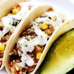 Southwestern Taco Skillet | www.diethood.com | The delicious Southwestern flavors of a taco are made quick and easy in this one-skillet recipe! Super quick weeknight meal!