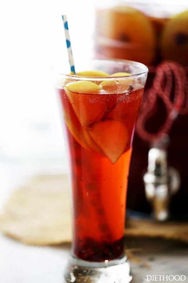 Refreshing Cranberry Apple-Cider Punch | Diethood