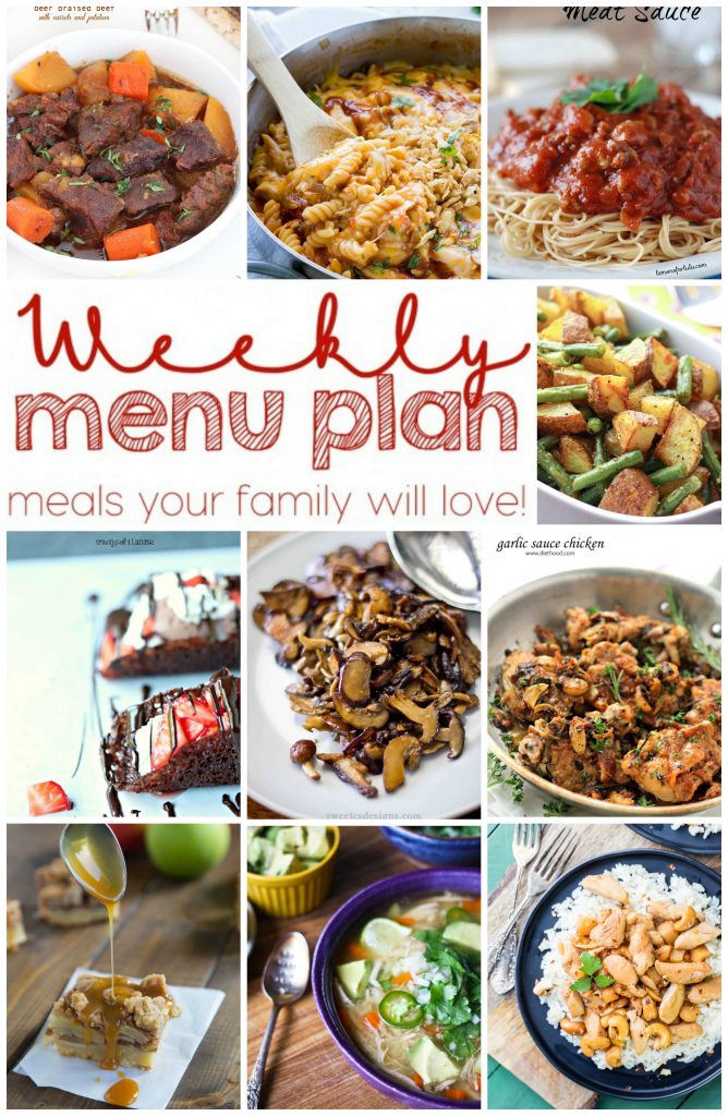 Pinterest Collage for Week 11 Weekly Meal Plan