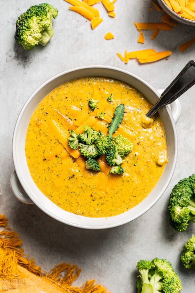 Broccoli Cheese Soup Recipe | Diethood