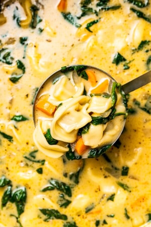Creamy Tortellini Soup | Diethood