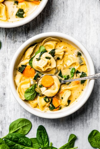 Creamy Tortellini Soup | Diethood