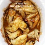 Crock Pot Honey Mustard Chicken Wings Recipe | Easy Crock Pot Recipe!