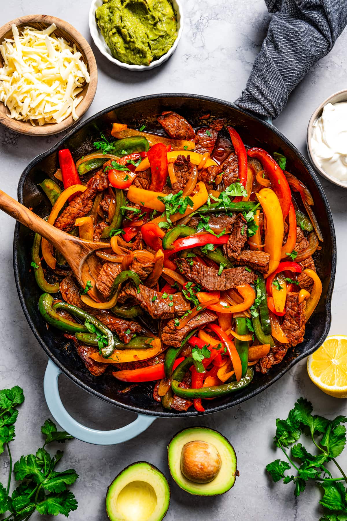 Straightforward Steak Fajitas | Diethood