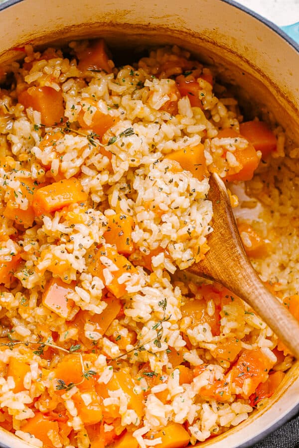 Butternut Squash and Rice Casserole Recipe | Thanksgiving Side Dish