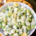Creamy Brussels Sprouts Side Dish Recipe