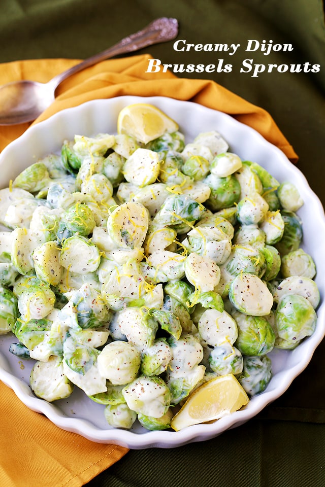 Brussels Sprouts Thanksgiving Side Dish