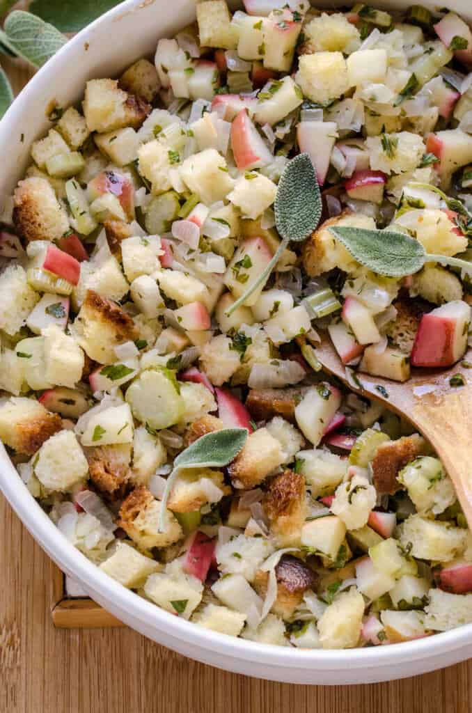 Easy Apple Stuffing Recipe for Thanksgiving Diethood