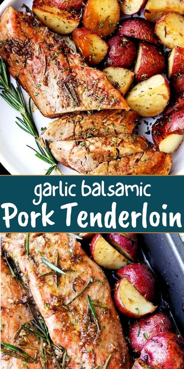 Balsamic Roasted Pork Tenderloin | Diethood