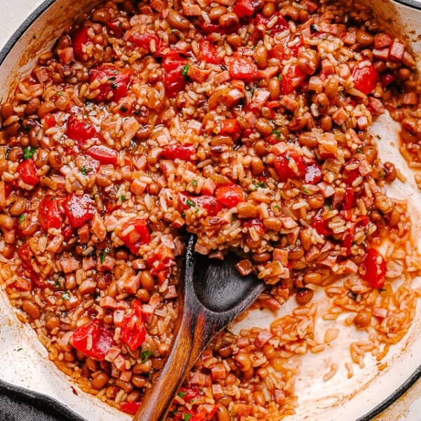 Hoppin' John Skillet Recipe | Easy One Pot Hopping John Recipe