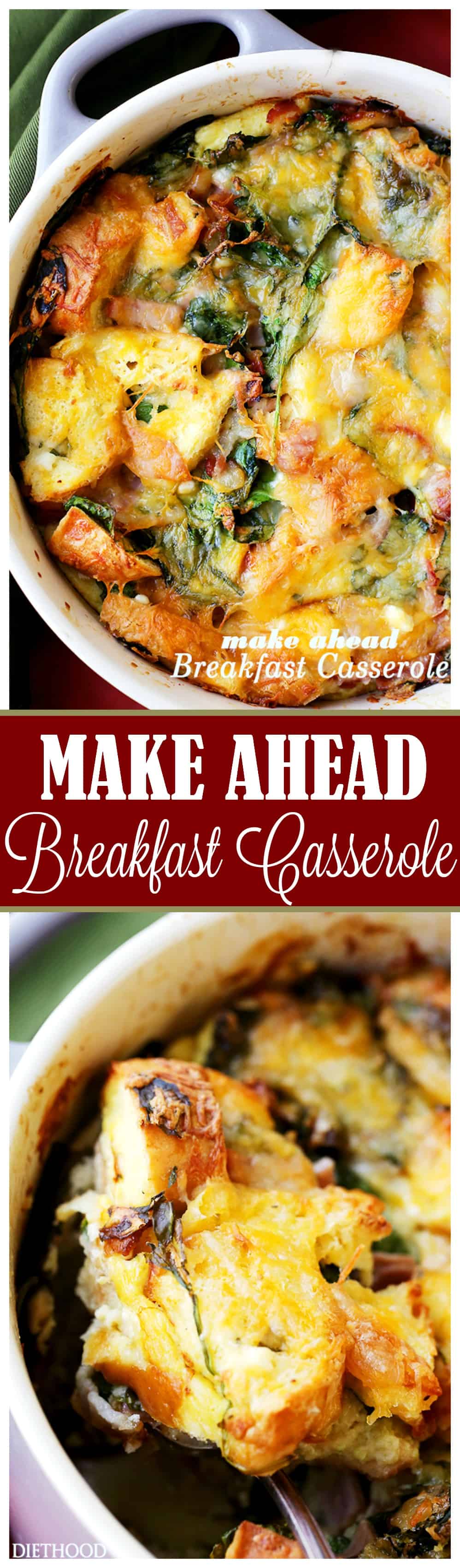 Make Ahead Breakfast Casserole | Diethood