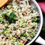 One Skillet Broccoli and Rice Ranch Chicken Recipe
