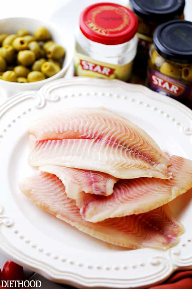 Mediterranean Style Baked Tilapia + How Do You O-live $5000 Sweepstakes ...