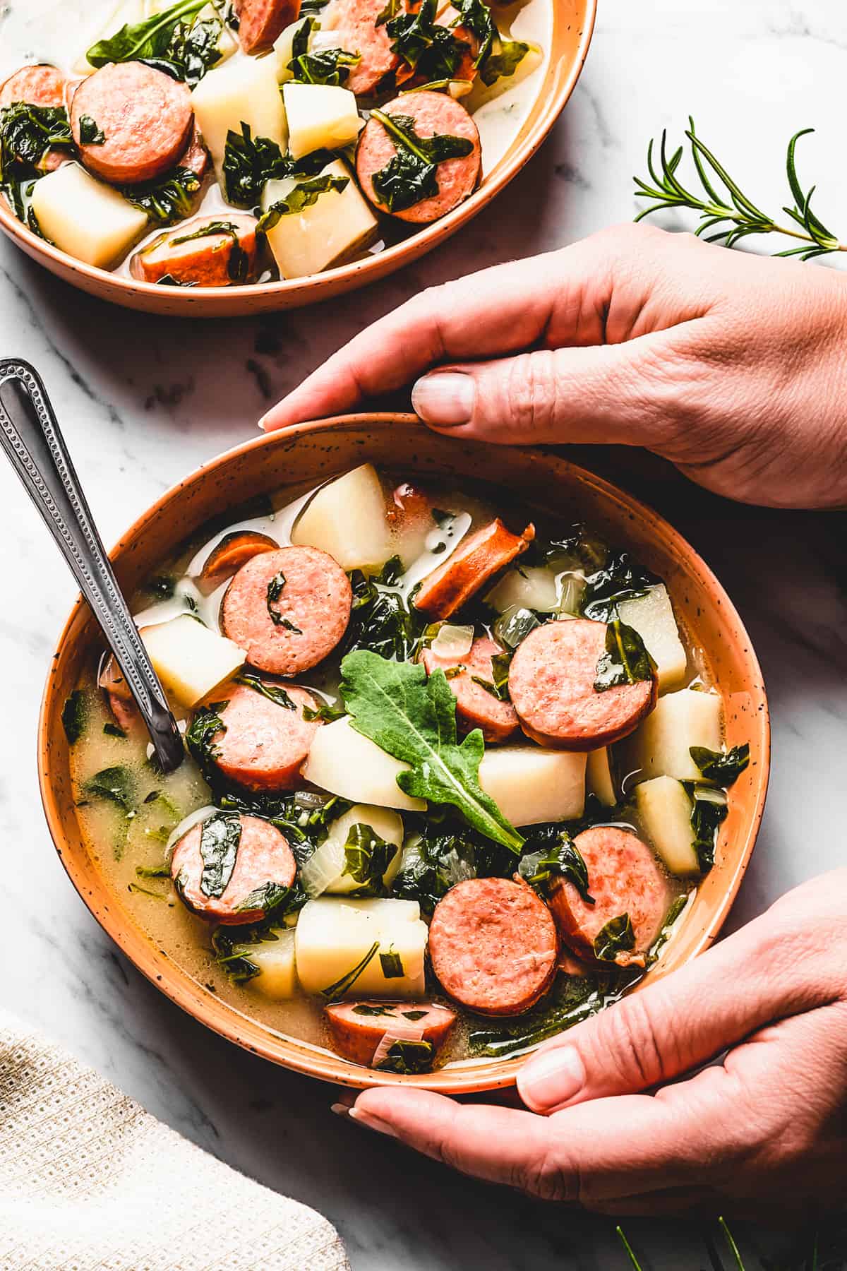 Smoked Sausage, Kale, and Potato Soup - Easy 30-Minute Soup Recipe!