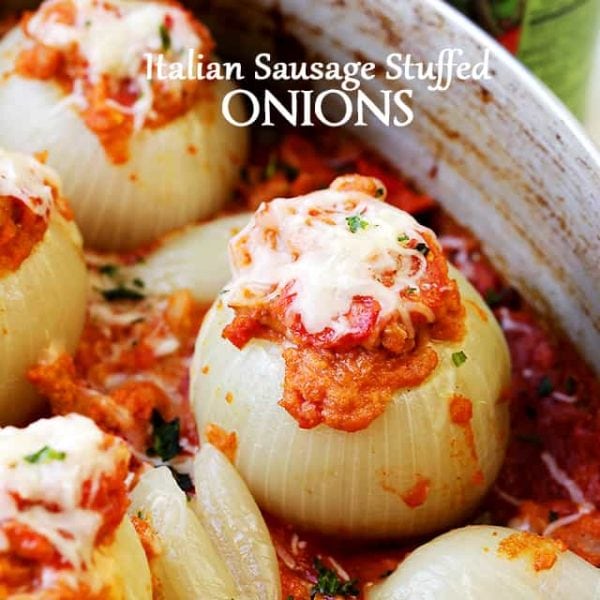 Italian Sausage Stuffed Onions Recipe | Diethood