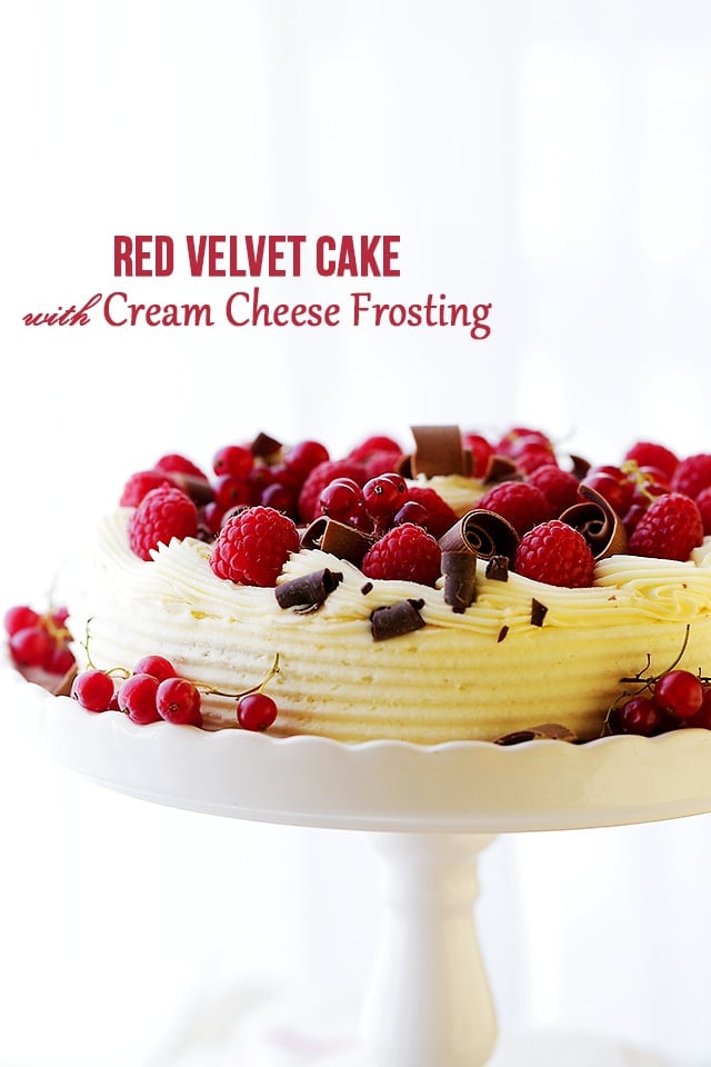 Red Velvet Cake With Cream Cheese Frosting Recipe Diethood