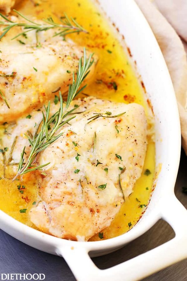 Baked Garlic Butter Chicken | Quick Chicken Dinner Idea