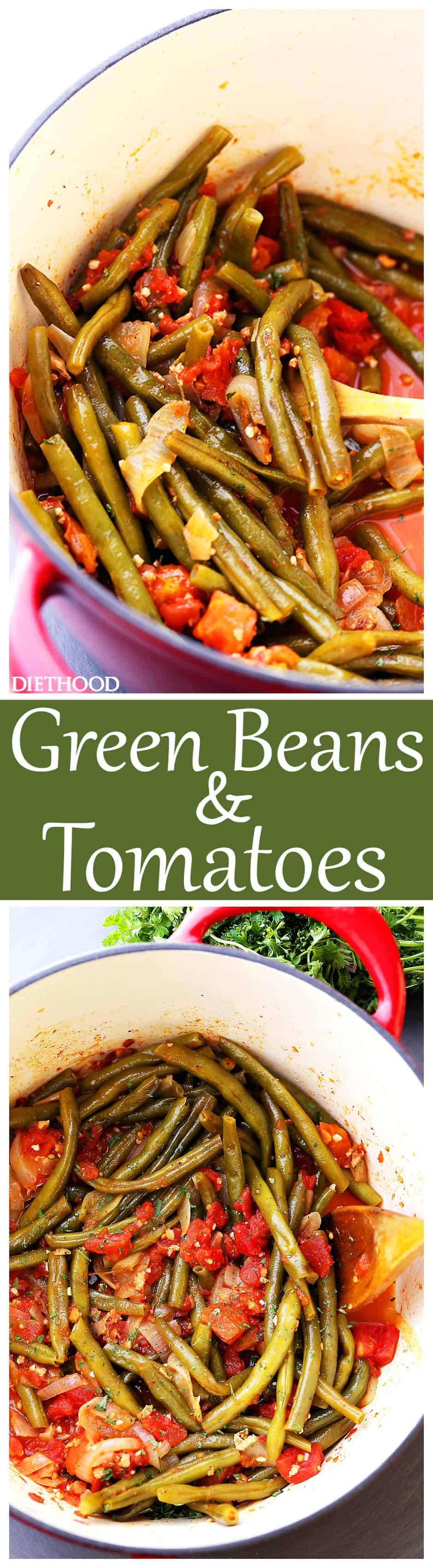 Green Beans and Tomatoes Recipe | Easy Green Bean Recipe