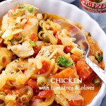 Skillet Chicken with Tomatoes and Olives Recipe
