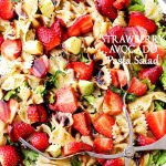 Strawberry Avocado Pasta Salad with Balsamic Glaze Recipe