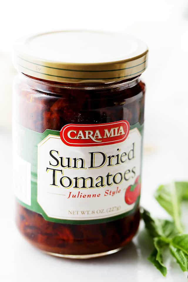 A jar of Cara Mia Sun Dried Tomatoes