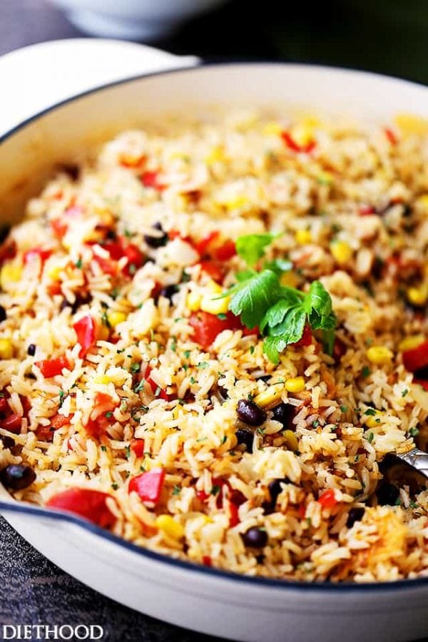 Fiesta Rice Recipe - Diethood