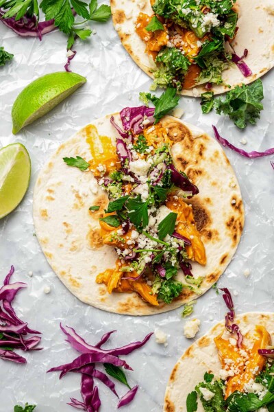 Easy Shredded Buffalo Chicken Tacos | Diethood