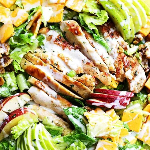 Apples and Cheddar Chicken Salad Recipe - Diethood