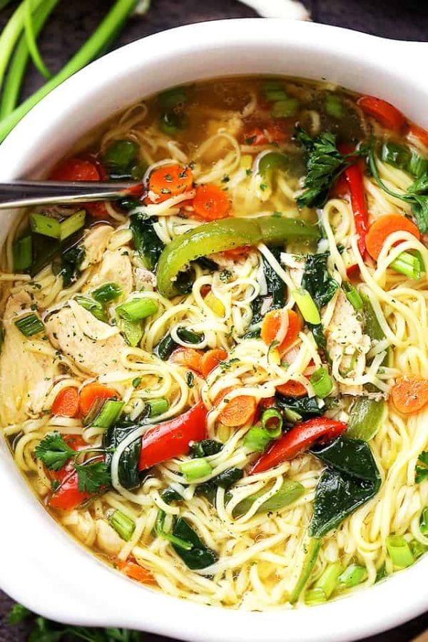 Asian Chicken Noodle Soup - Diethood