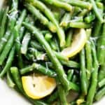 Lemon Butter Green Beans Recipe | Easy Green Beans Side Dish