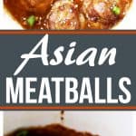 Crock Pot Asian Meatballs - Tender and juicy meatballs slow cooked in an amazing sweet and tangy pineapple-soy sauce. These are perfect for dinner, game days, or any and all celebrations!