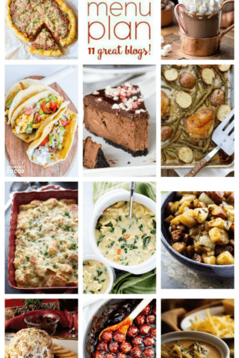 Weekly Meal Plan Week 74 – 11 great bloggers bringing you a full week of recipes including dinner, sides dishes, and desserts!
