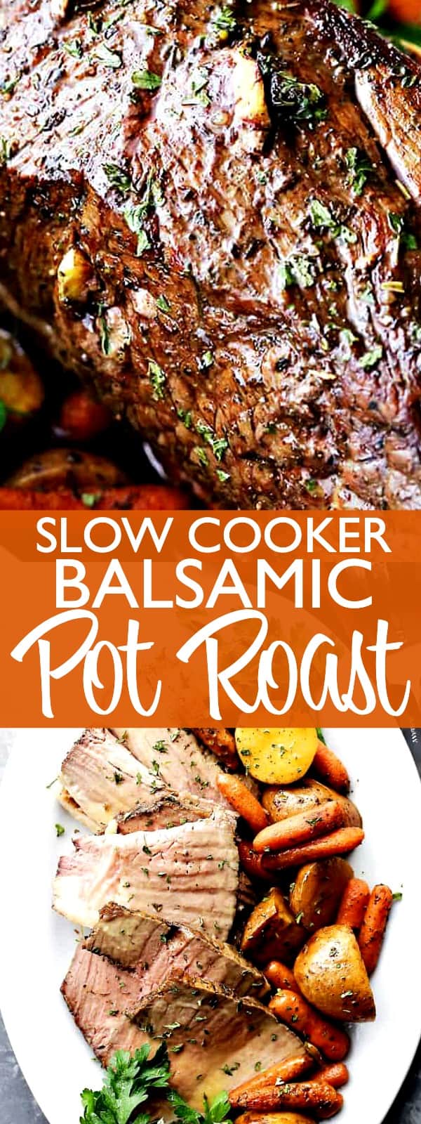 balsamic pot roast pin image