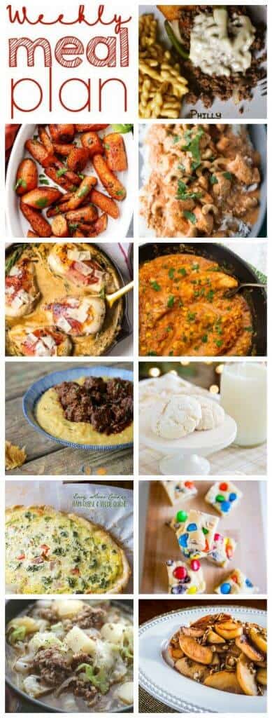 Pinterest Collage for Week 73 Meal Plan