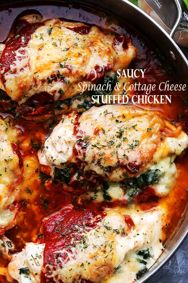 Cheese stuffed chicken breast recipes baked