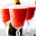 Rossini cocktail Pinterest image.