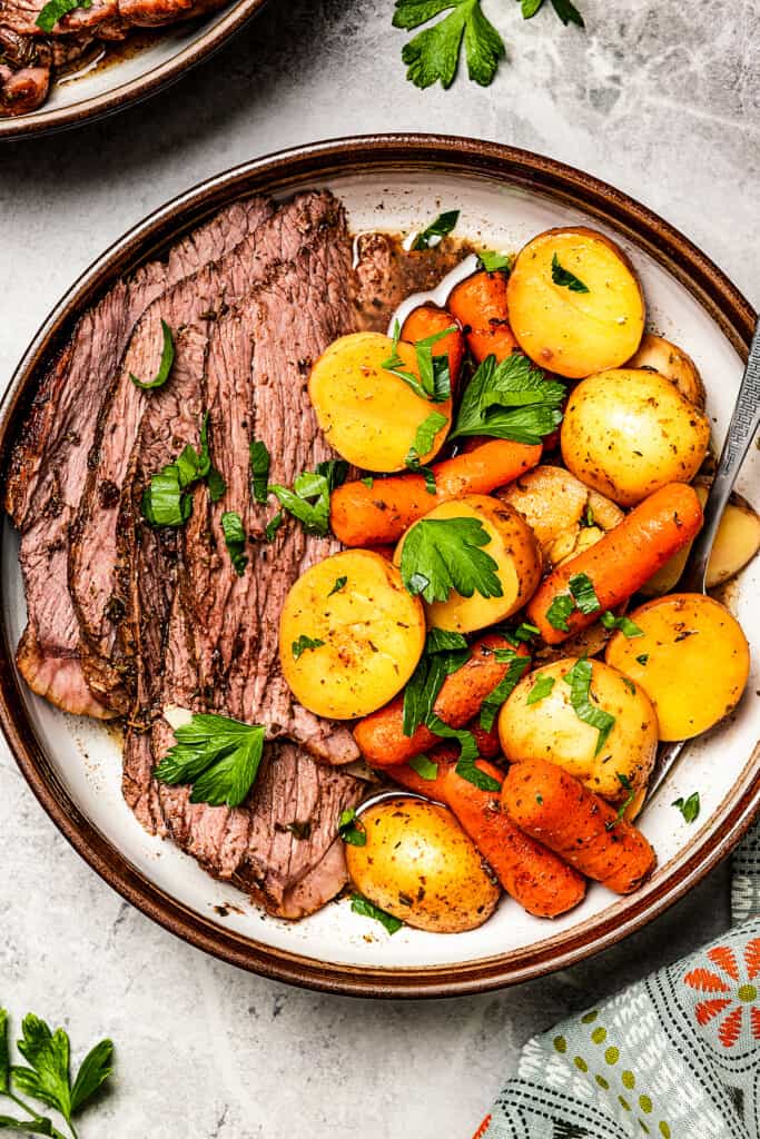 Slow Cooker Balsamic Pot Roast Diethood