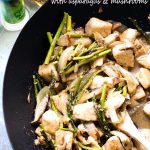 Chicken Stir Fry Recipe with Asparagus & Mushrooms